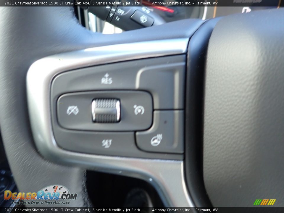 2021 Chevrolet Silverado 1500 LT Crew Cab 4x4 Silver Ice Metallic / Jet Black Photo #20