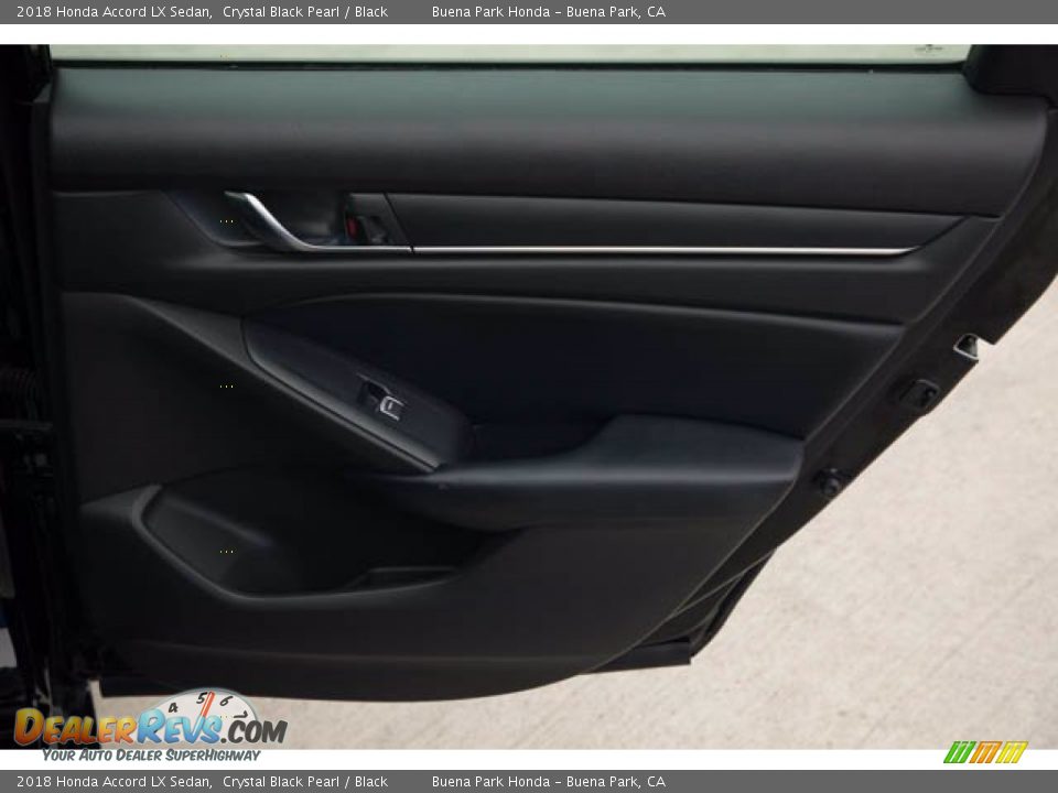 2018 Honda Accord LX Sedan Crystal Black Pearl / Black Photo #33