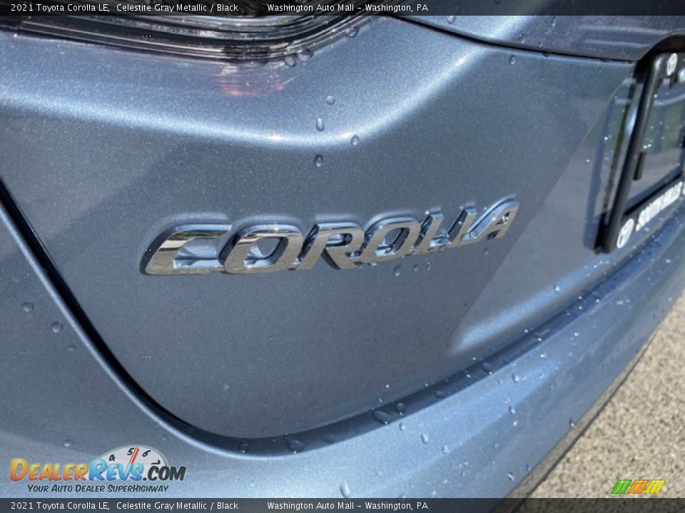 2021 Toyota Corolla LE Celestite Gray Metallic / Black Photo #24