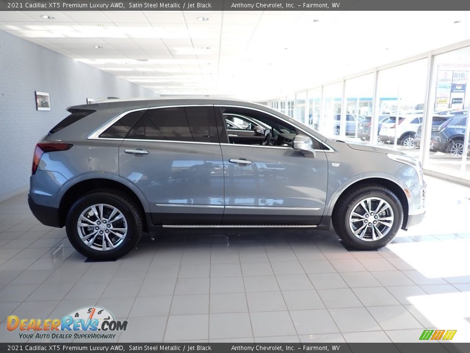 Satin Steel Metallic 2021 Cadillac XT5 Premium Luxury AWD Photo #3