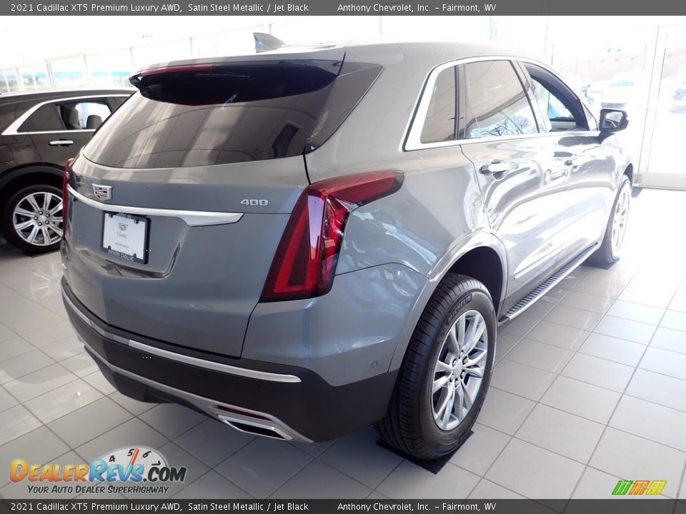 2021 Cadillac XT5 Premium Luxury AWD Satin Steel Metallic / Jet Black Photo #4