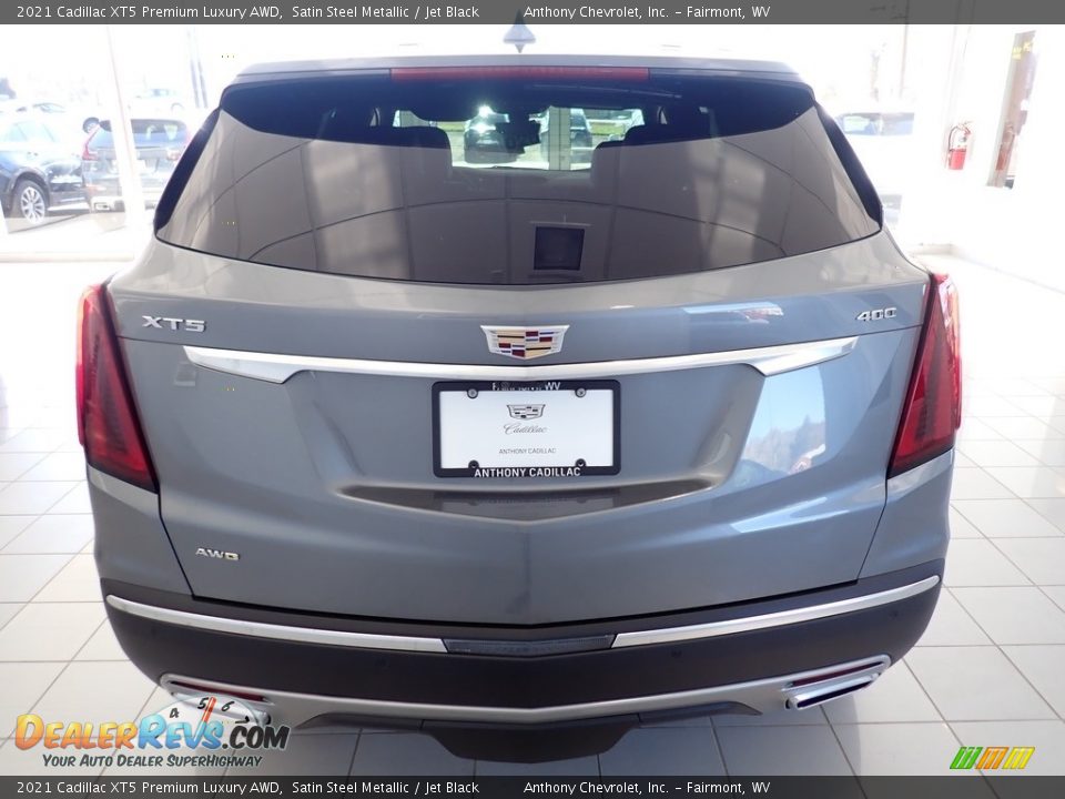 2021 Cadillac XT5 Premium Luxury AWD Satin Steel Metallic / Jet Black Photo #5