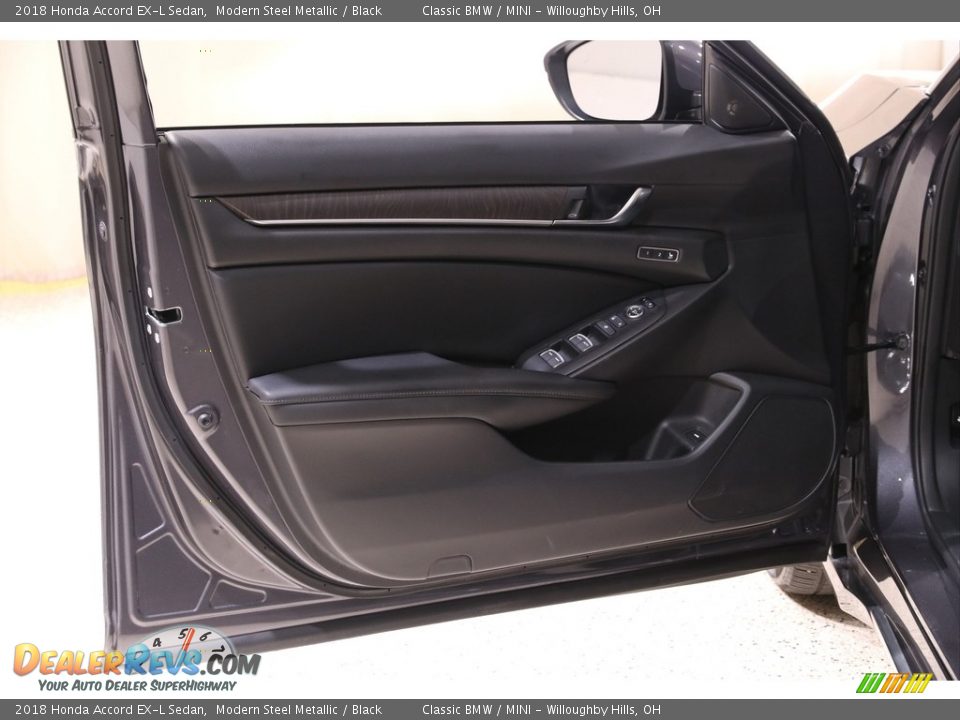 2018 Honda Accord EX-L Sedan Modern Steel Metallic / Black Photo #4