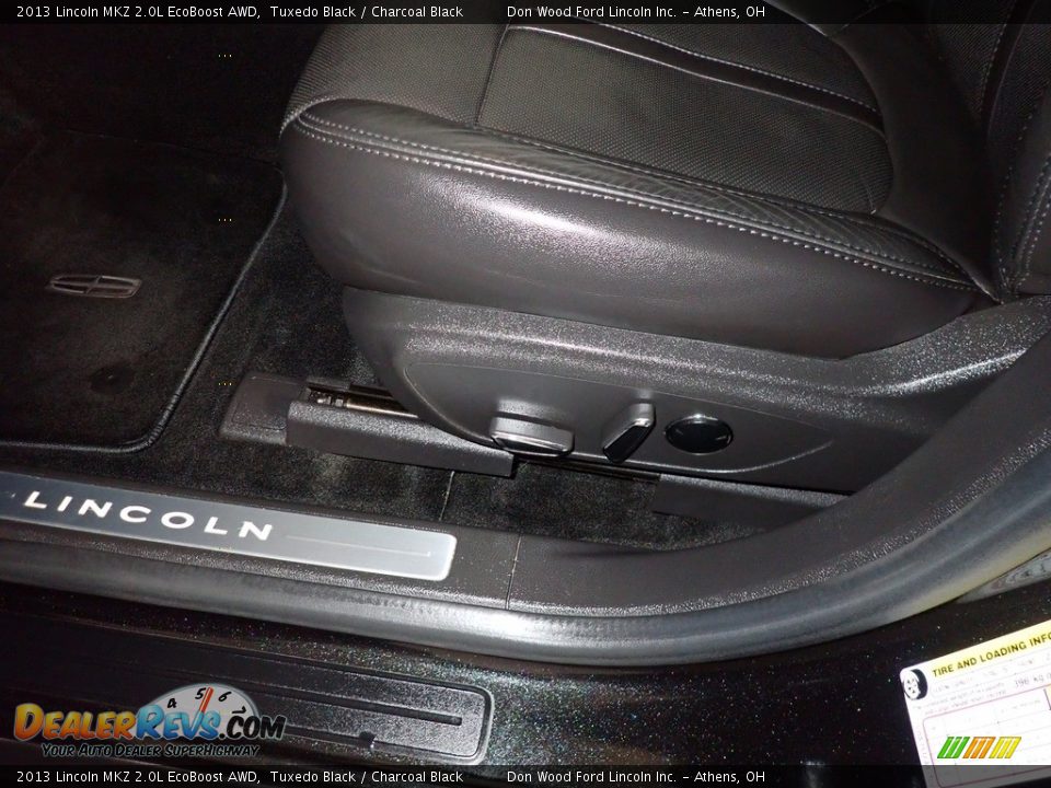 2013 Lincoln MKZ 2.0L EcoBoost AWD Tuxedo Black / Charcoal Black Photo #17