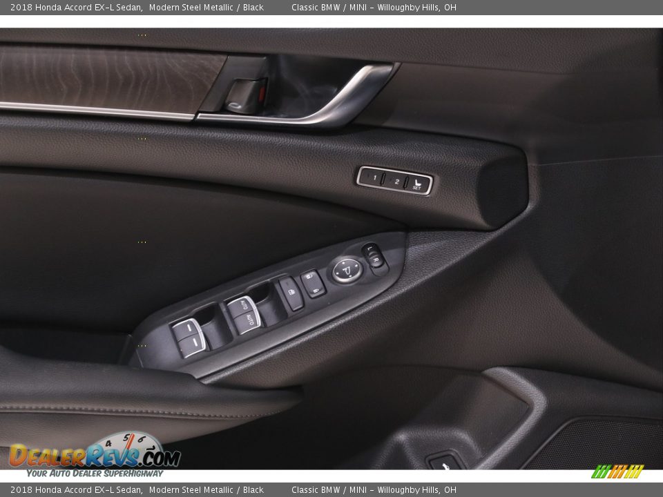 2018 Honda Accord EX-L Sedan Modern Steel Metallic / Black Photo #5