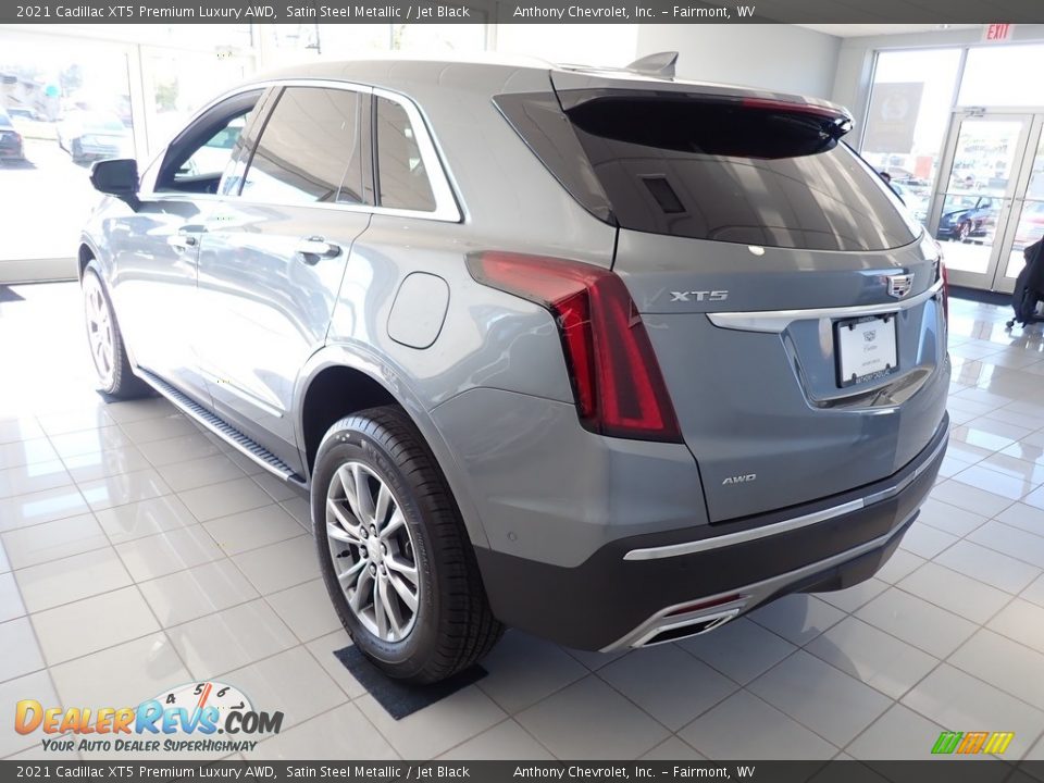 2021 Cadillac XT5 Premium Luxury AWD Satin Steel Metallic / Jet Black Photo #6