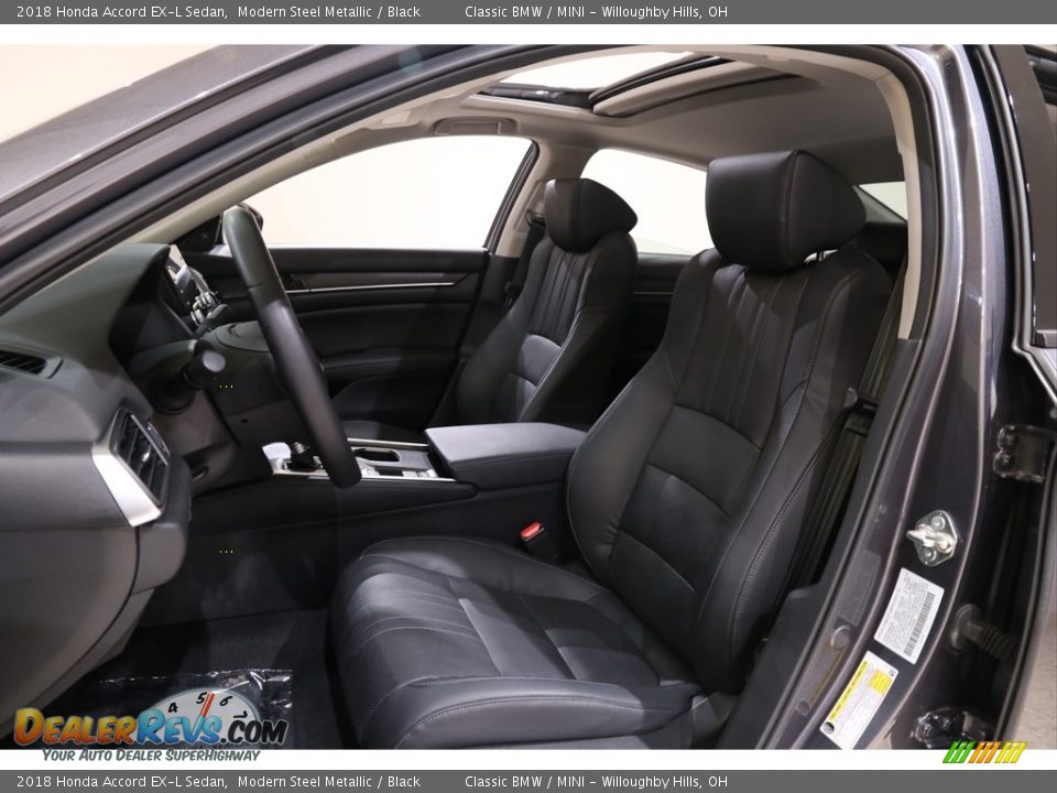 2018 Honda Accord EX-L Sedan Modern Steel Metallic / Black Photo #6