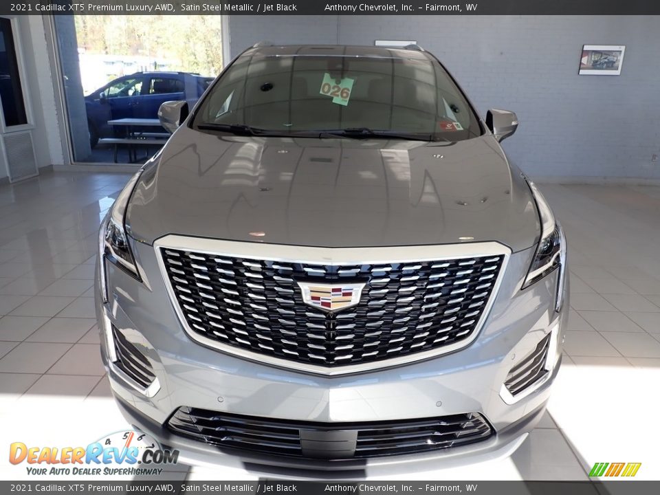 2021 Cadillac XT5 Premium Luxury AWD Satin Steel Metallic / Jet Black Photo #8