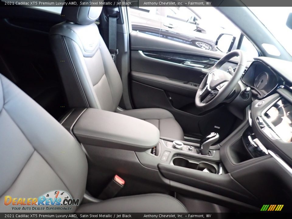2021 Cadillac XT5 Premium Luxury AWD Satin Steel Metallic / Jet Black Photo #9