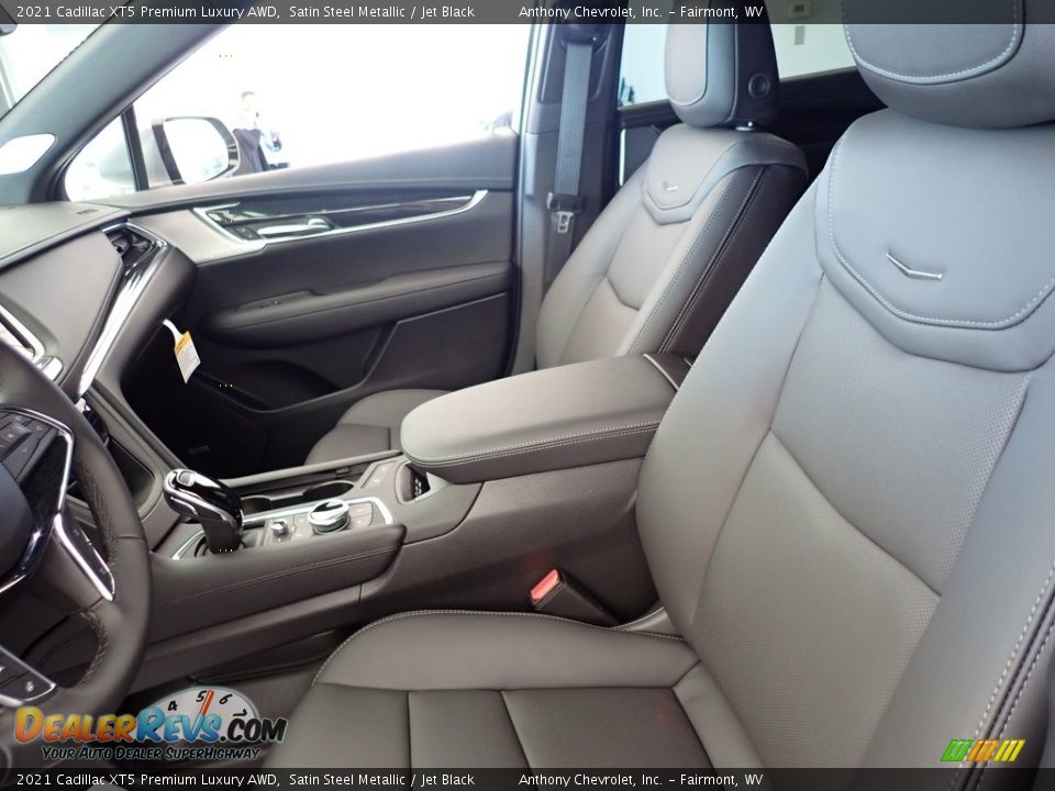 2021 Cadillac XT5 Premium Luxury AWD Satin Steel Metallic / Jet Black Photo #12