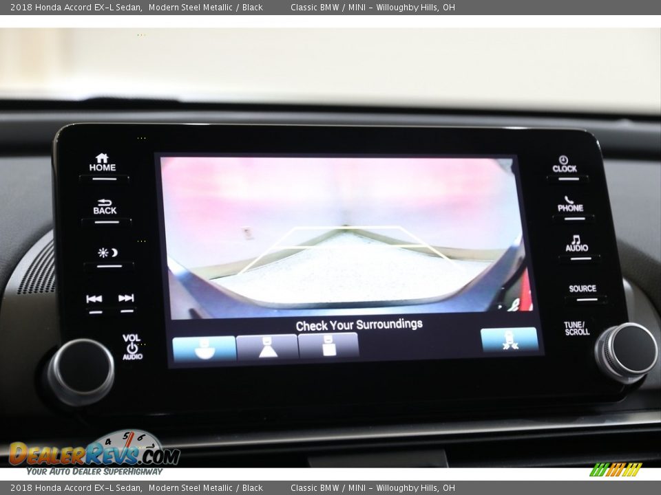 2018 Honda Accord EX-L Sedan Modern Steel Metallic / Black Photo #15