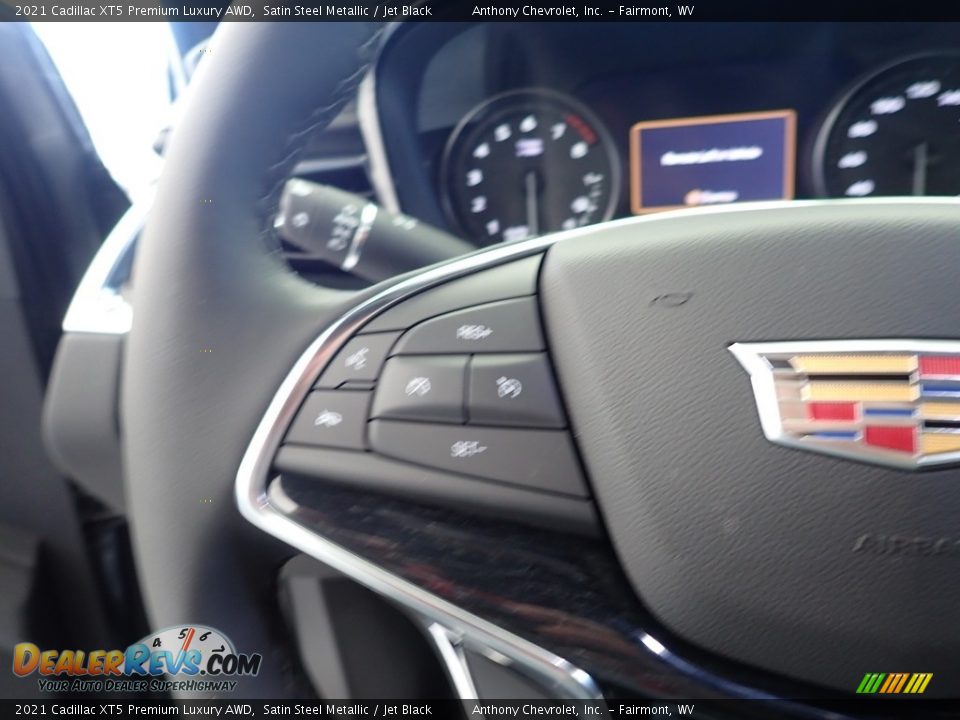 2021 Cadillac XT5 Premium Luxury AWD Satin Steel Metallic / Jet Black Photo #16