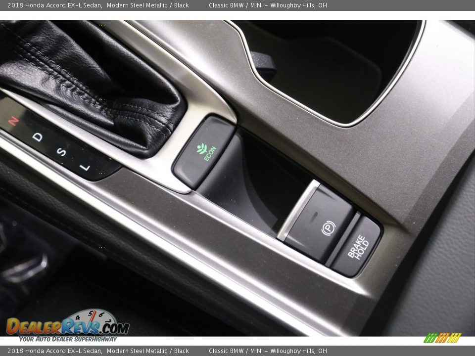 2018 Honda Accord EX-L Sedan Modern Steel Metallic / Black Photo #19