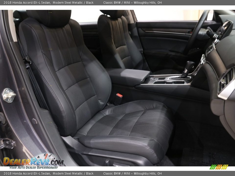 2018 Honda Accord EX-L Sedan Modern Steel Metallic / Black Photo #23