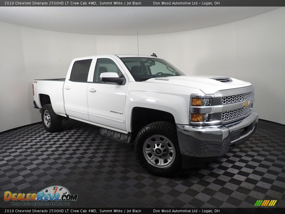 2019 Chevrolet Silverado 2500HD LT Crew Cab 4WD Summit White / Jet Black Photo #3