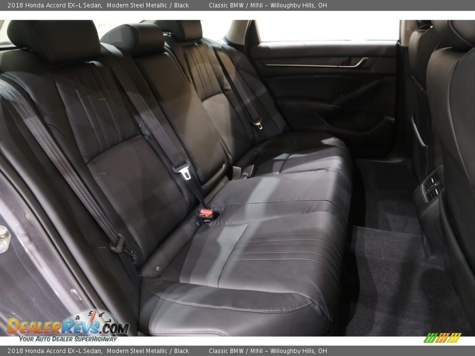 2018 Honda Accord EX-L Sedan Modern Steel Metallic / Black Photo #24