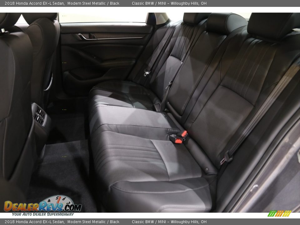2018 Honda Accord EX-L Sedan Modern Steel Metallic / Black Photo #25