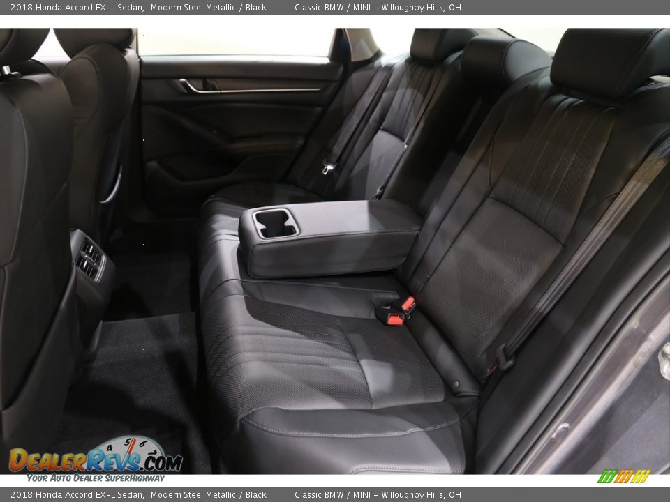 2018 Honda Accord EX-L Sedan Modern Steel Metallic / Black Photo #26