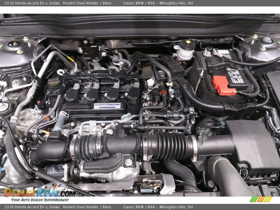 2018 Honda Accord EX-L Sedan Modern Steel Metallic / Black Photo #28