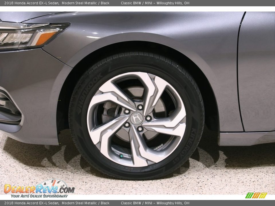 2018 Honda Accord EX-L Sedan Modern Steel Metallic / Black Photo #29
