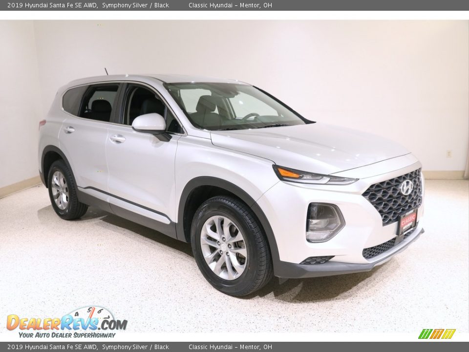 2019 Hyundai Santa Fe SE AWD Symphony Silver / Black Photo #1