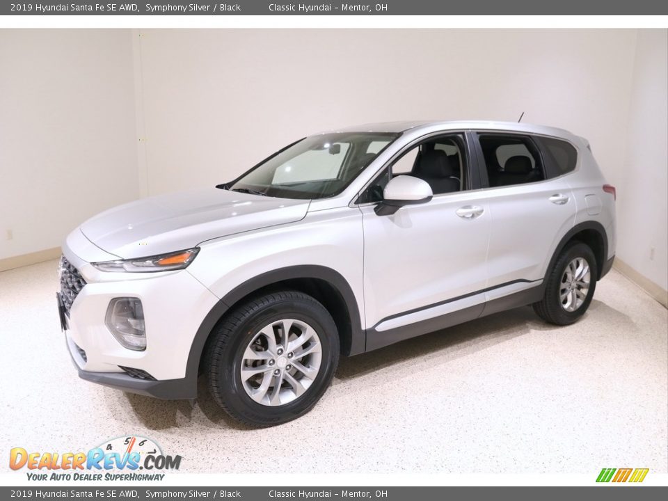 2019 Hyundai Santa Fe SE AWD Symphony Silver / Black Photo #3