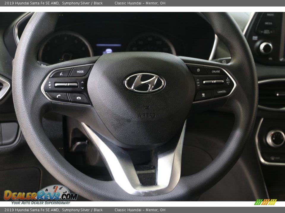 2019 Hyundai Santa Fe SE AWD Symphony Silver / Black Photo #6