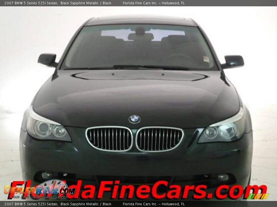 2007 BMW 5 Series 525i Sedan Black Sapphire Metallic / Black Photo #5