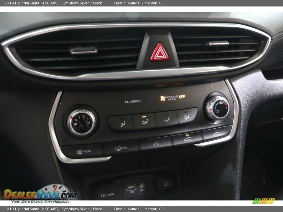 2019 Hyundai Santa Fe SE AWD Symphony Silver / Black Photo #13