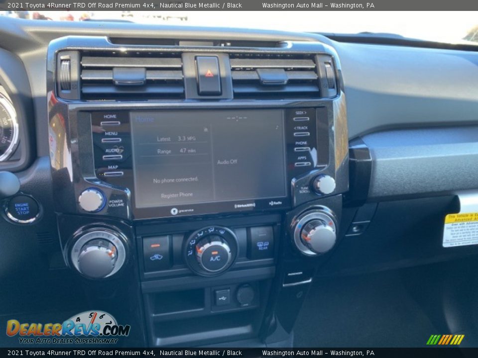 2021 Toyota 4Runner TRD Off Road Premium 4x4 Nautical Blue Metallic / Black Photo #10