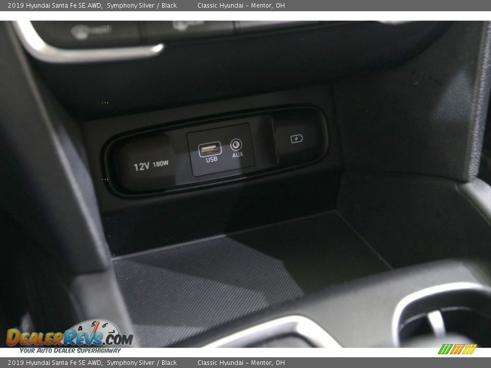 2019 Hyundai Santa Fe SE AWD Symphony Silver / Black Photo #14
