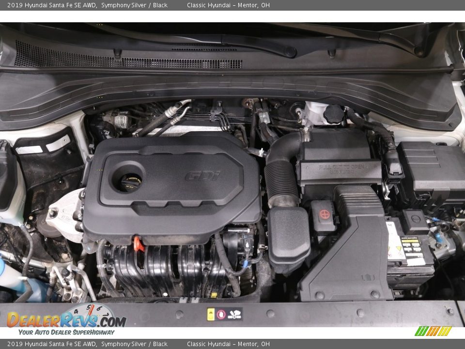 2019 Hyundai Santa Fe SE AWD Symphony Silver / Black Photo #20