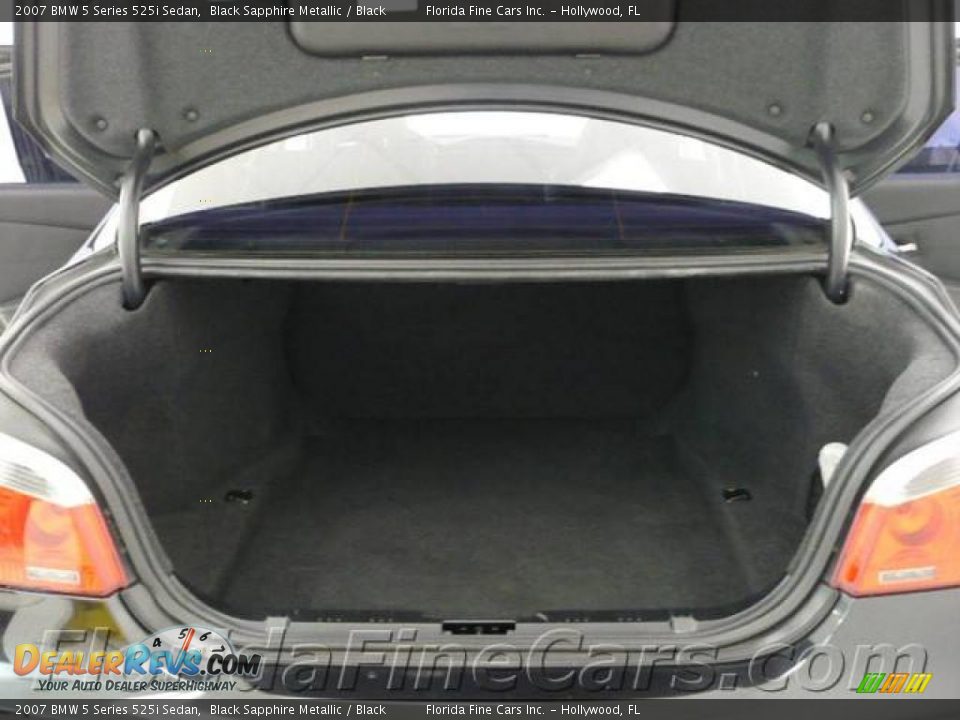 2007 BMW 5 Series 525i Sedan Black Sapphire Metallic / Black Photo #10