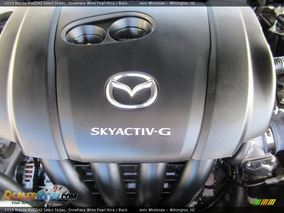 2019 Mazda MAZDA3 Select Sedan Snowflake White Pearl Mica / Black Photo #6