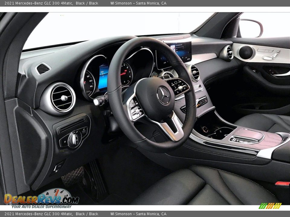 2021 Mercedes-Benz GLC 300 4Matic Black / Black Photo #4