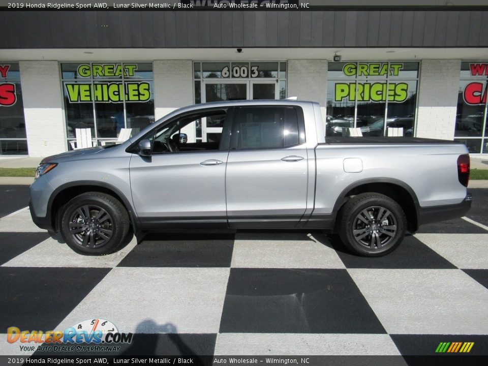 2019 Honda Ridgeline Sport AWD Lunar Silver Metallic / Black Photo #1
