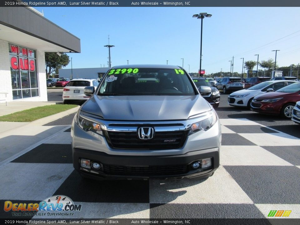 2019 Honda Ridgeline Sport AWD Lunar Silver Metallic / Black Photo #2