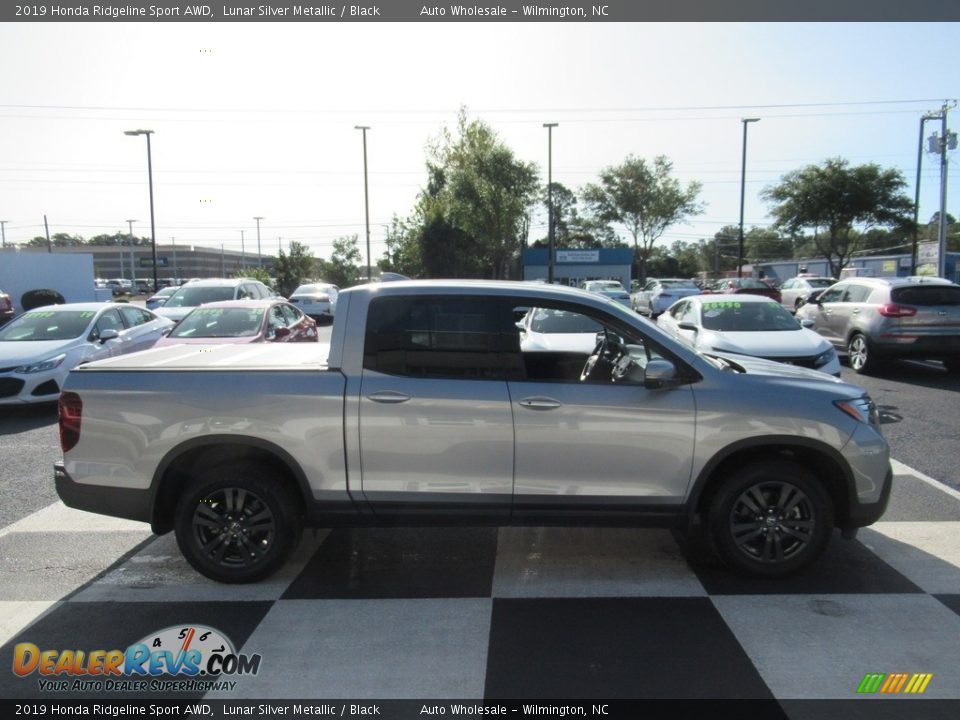 2019 Honda Ridgeline Sport AWD Lunar Silver Metallic / Black Photo #3
