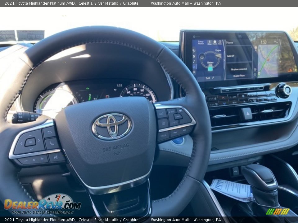 2021 Toyota Highlander Platinum AWD Celestial Silver Metallic / Graphite Photo #6