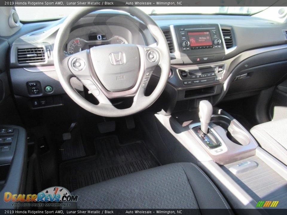2019 Honda Ridgeline Sport AWD Lunar Silver Metallic / Black Photo #14