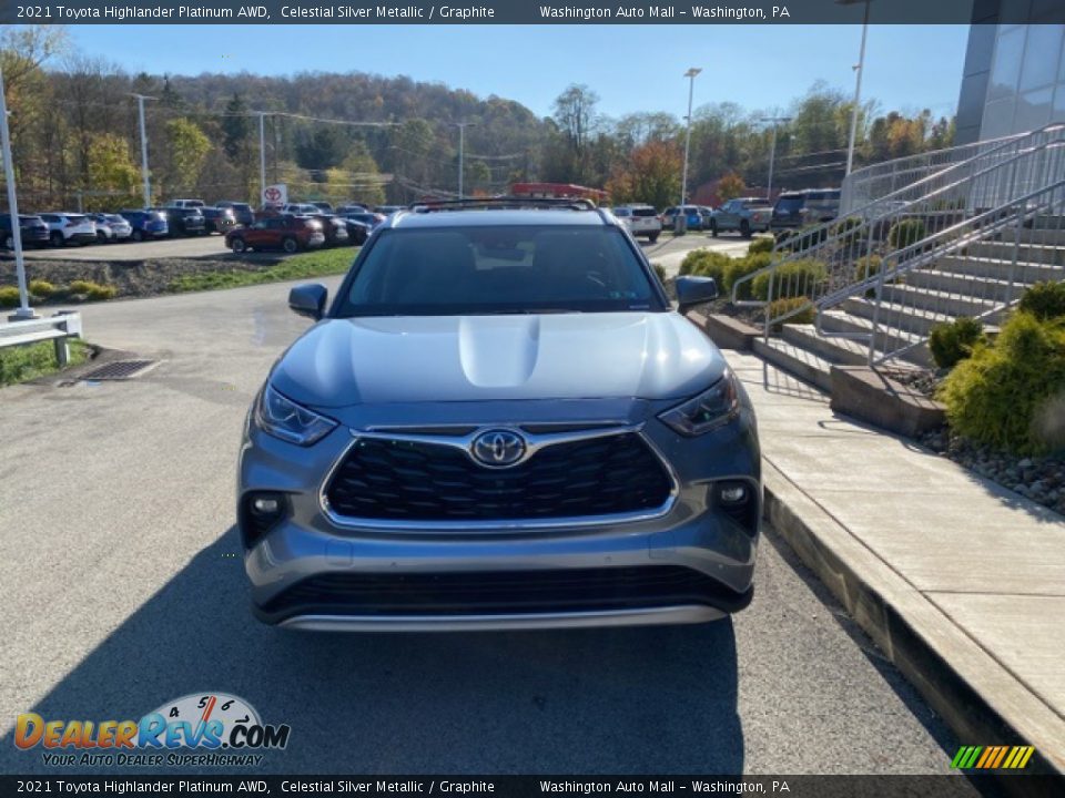 2021 Toyota Highlander Platinum AWD Celestial Silver Metallic / Graphite Photo #14