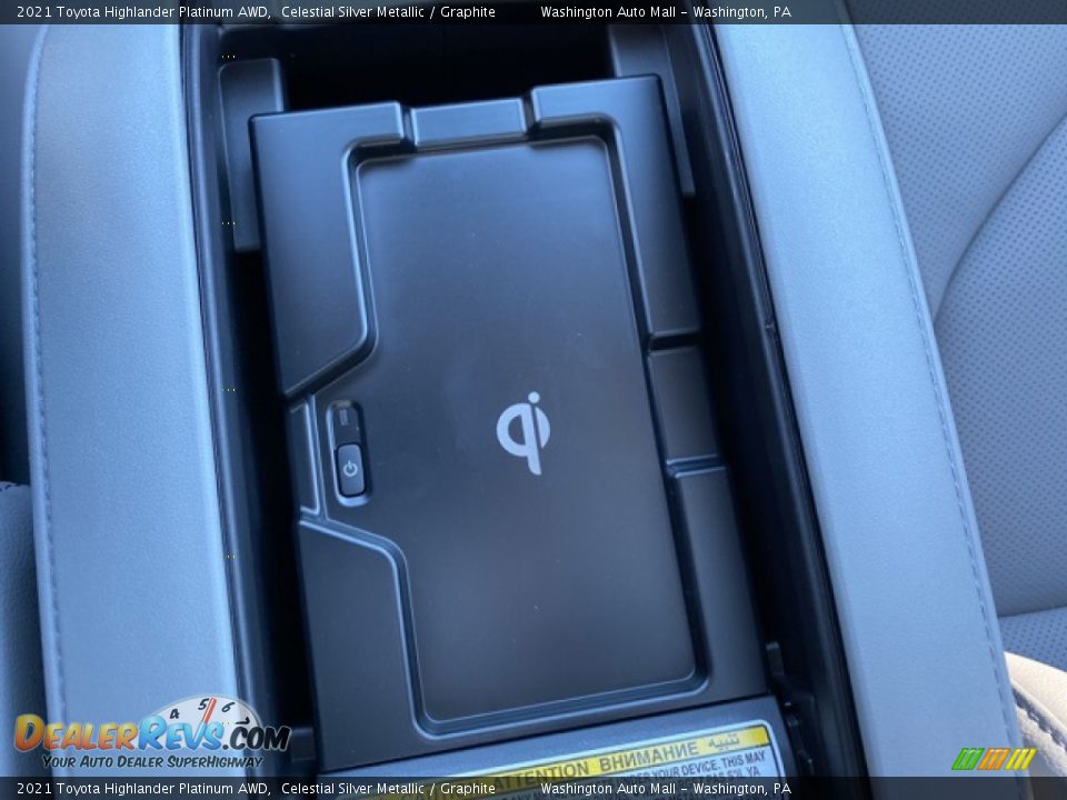 2021 Toyota Highlander Platinum AWD Celestial Silver Metallic / Graphite Photo #20