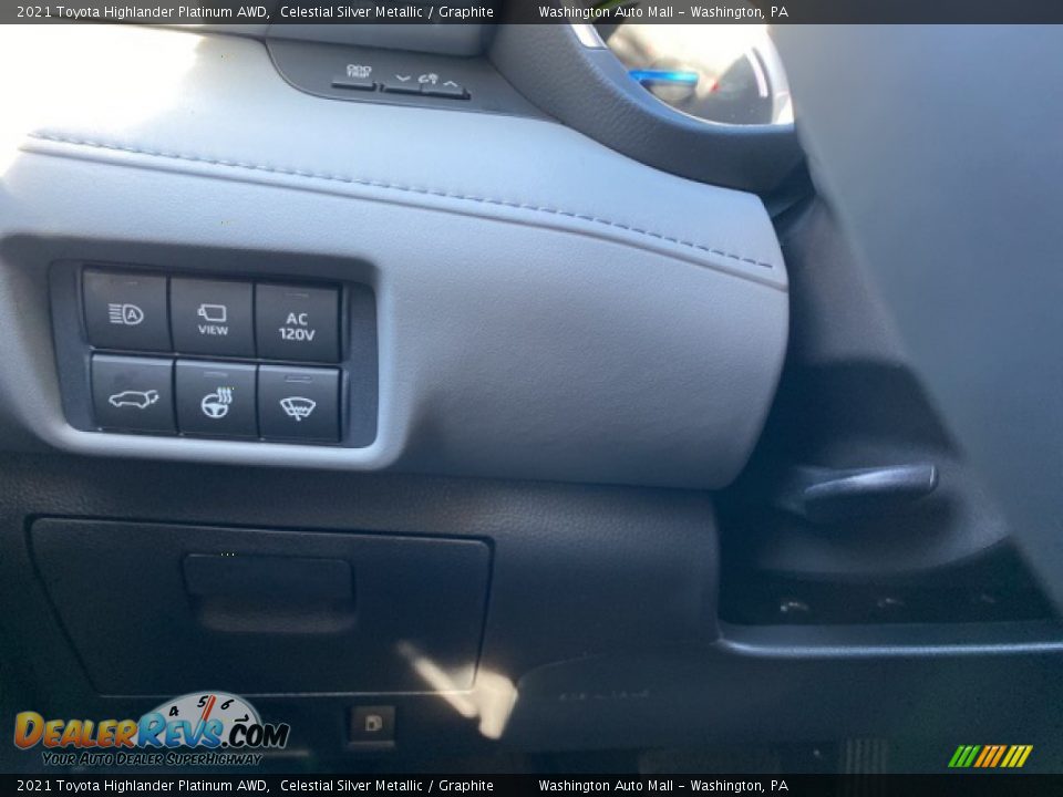 2021 Toyota Highlander Platinum AWD Celestial Silver Metallic / Graphite Photo #23