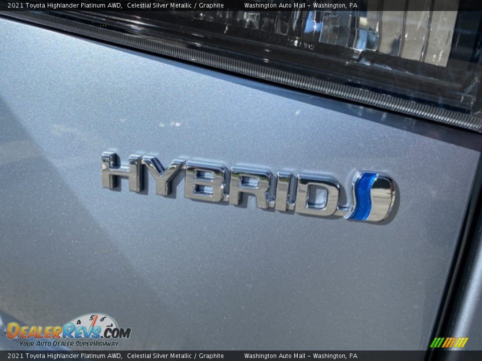 2021 Toyota Highlander Platinum AWD Celestial Silver Metallic / Graphite Photo #36