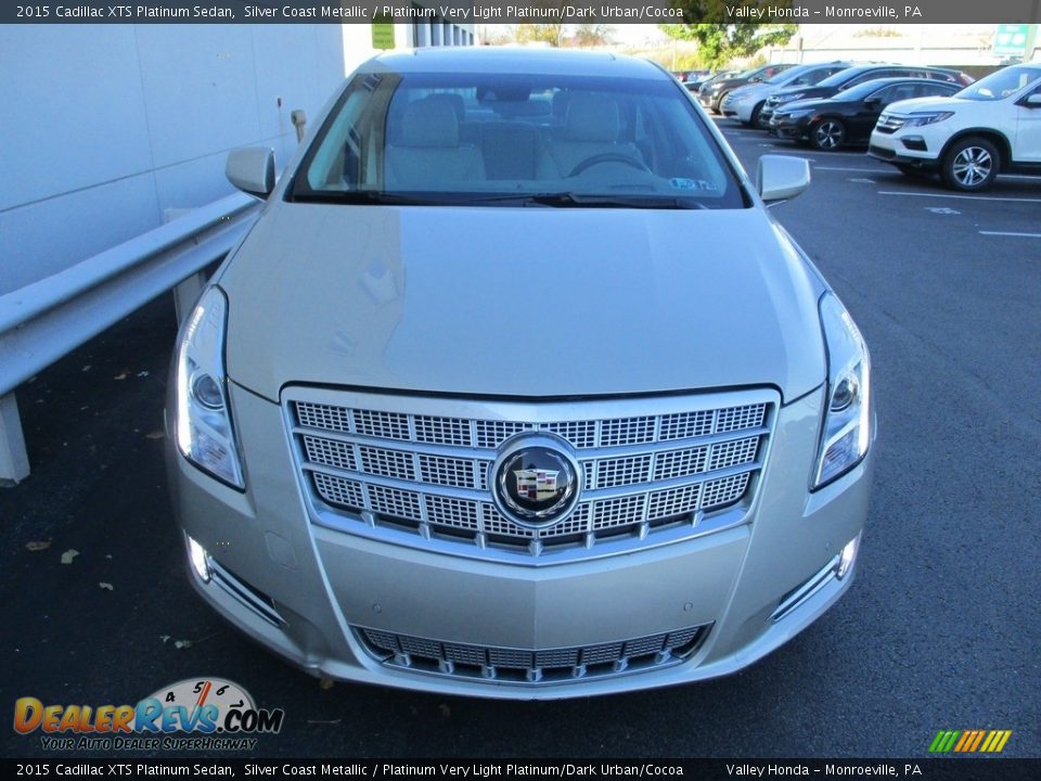 2015 Cadillac XTS Platinum Sedan Silver Coast Metallic / Platinum Very Light Platinum/Dark Urban/Cocoa Photo #8