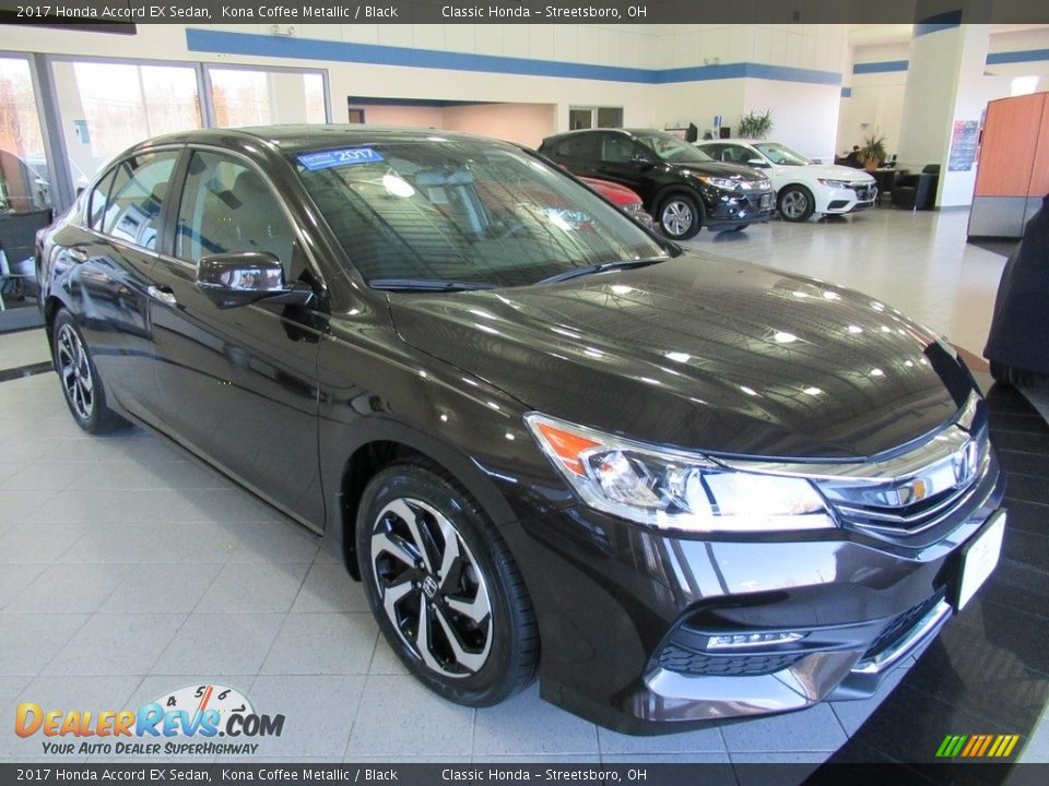 2017 Honda Accord EX Sedan Kona Coffee Metallic / Black Photo #3