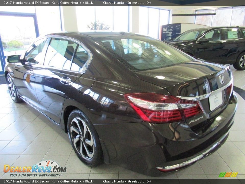 2017 Honda Accord EX Sedan Kona Coffee Metallic / Black Photo #9