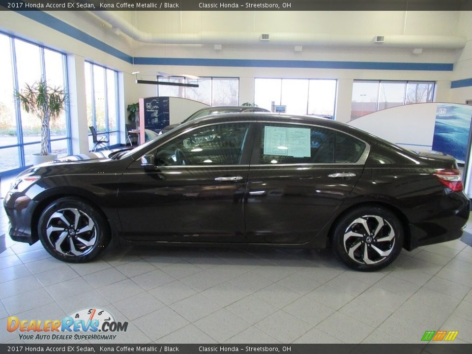 2017 Honda Accord EX Sedan Kona Coffee Metallic / Black Photo #10