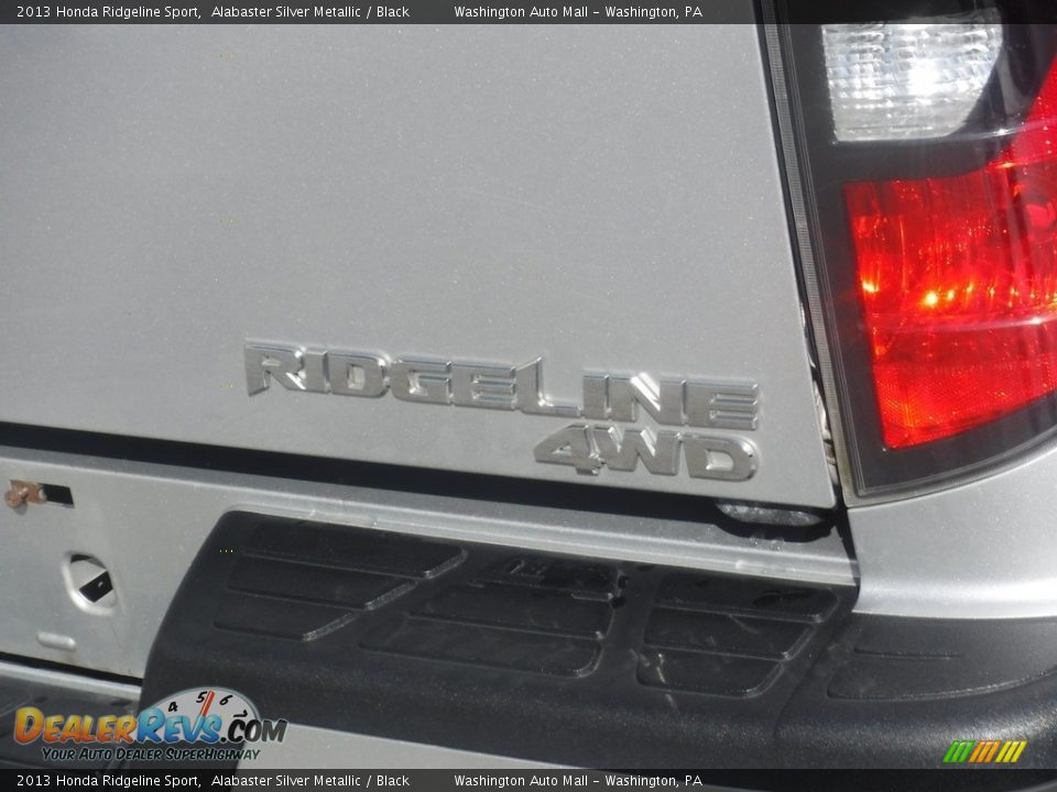 2013 Honda Ridgeline Sport Alabaster Silver Metallic / Black Photo #10