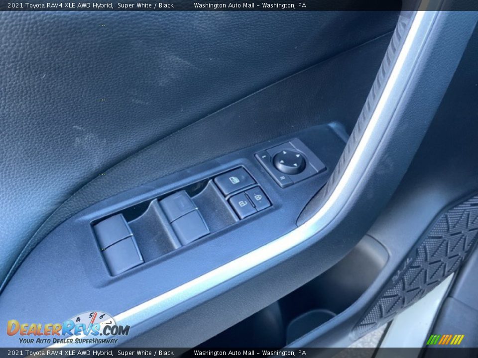 2021 Toyota RAV4 XLE AWD Hybrid Super White / Black Photo #20
